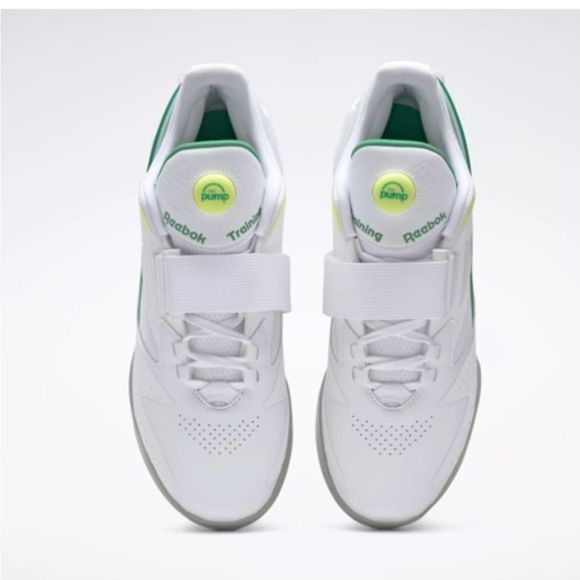 Rebook The Pump White/ Green Lifting Shoes Men’s S: 13 main image 5